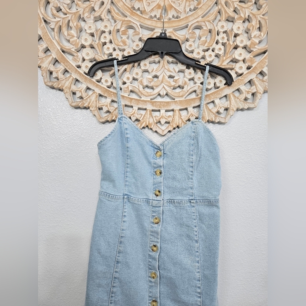 Zara Denim Mini Dress - Picture 5 of 7